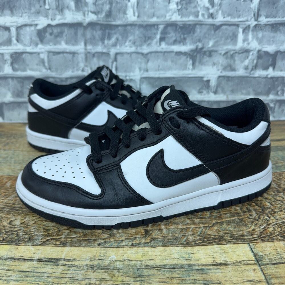 Nike Dunk Low Black White Panda CW1590-100 Youth Size 5.5Y / Womens Size 7